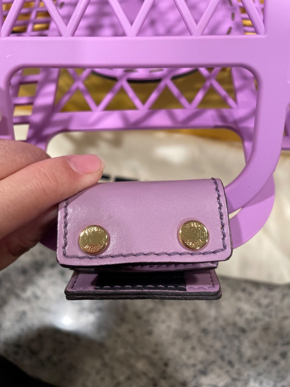 Fendi small basket tote bag - Picture 11 of 13